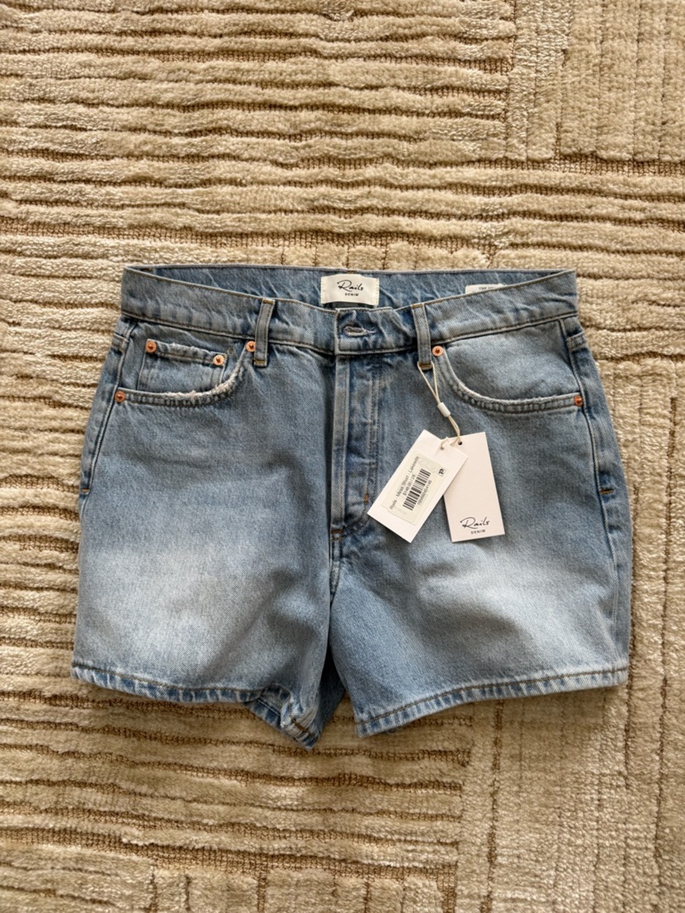 Rails - Mesa Lakeside - Light Wash Jean Shorts - Blue